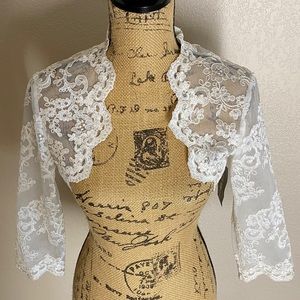 Wedding dress bolero